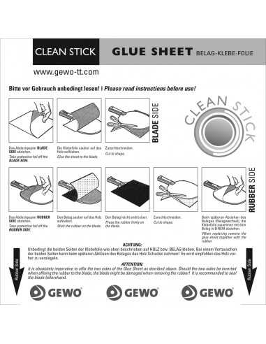 Hoja adhesiva Gewo Glue Sheet