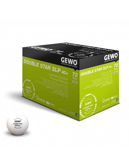 Balls GEWO  P40+ Double Star 2** plástic. Pack 60