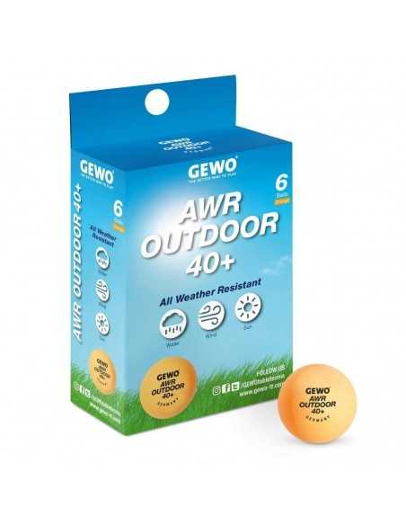 Pelota GEWO AWR Outdoor 40+ ball pack 6