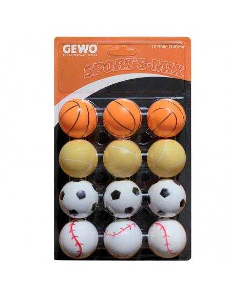 GEWO Sports Mix Balls 12 Pack