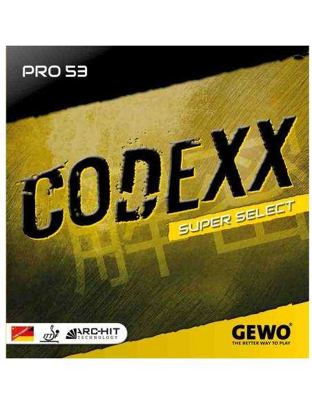Gewo rubber Codexx Pro 53 SuperSelect
